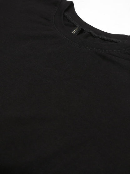SCORPIUS Black Loose Fit Tshirt