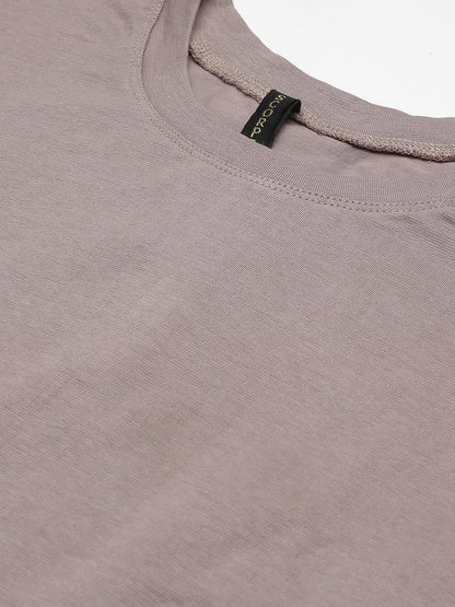 SCORPIUS Beige Loose Fit Tshirt