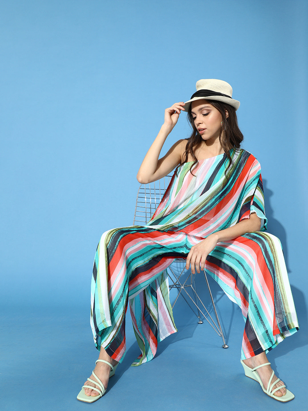 Cation Printed Multicolour Clothing Set