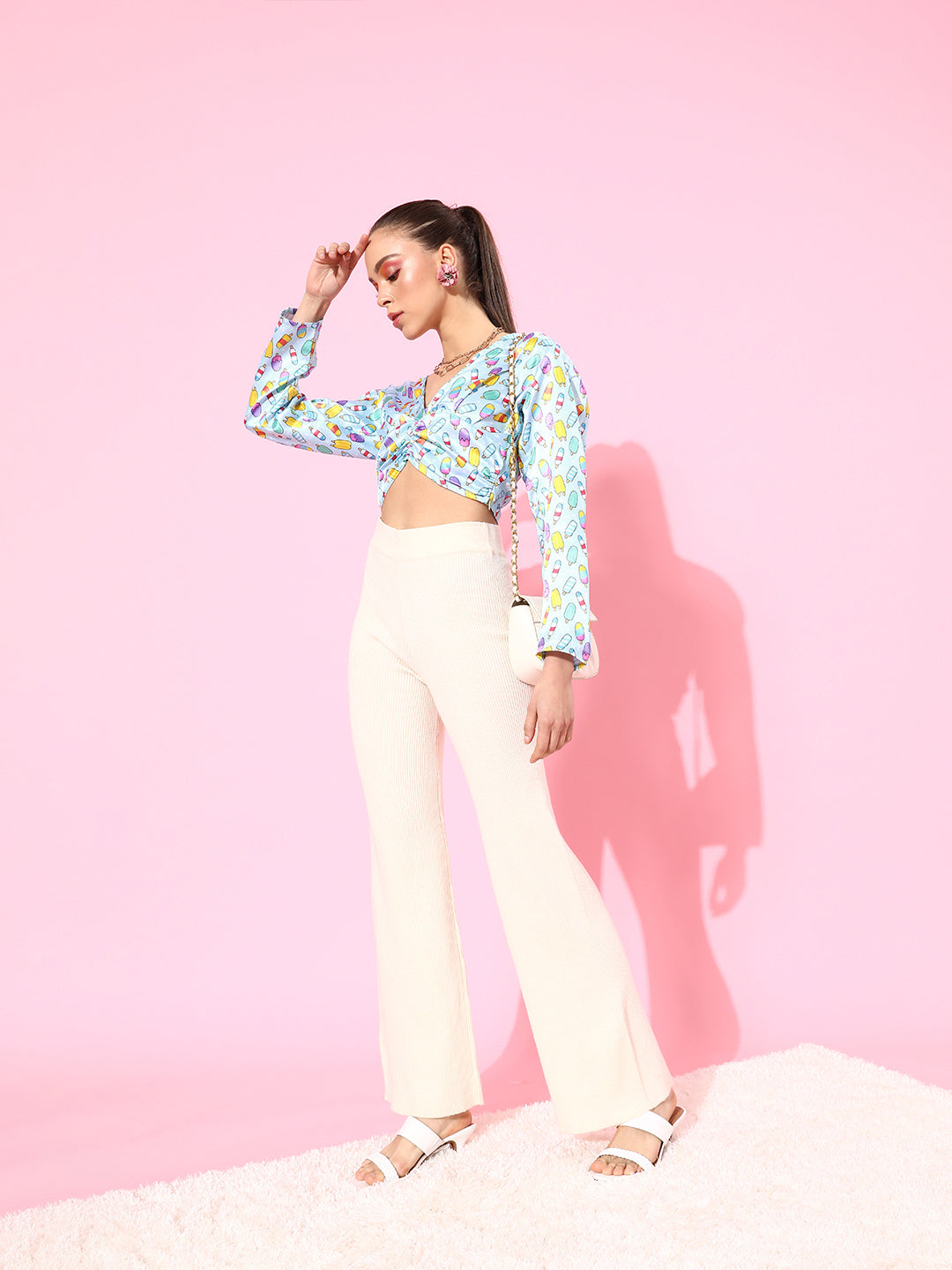 SCORPIUS Cool Ice Satin Top