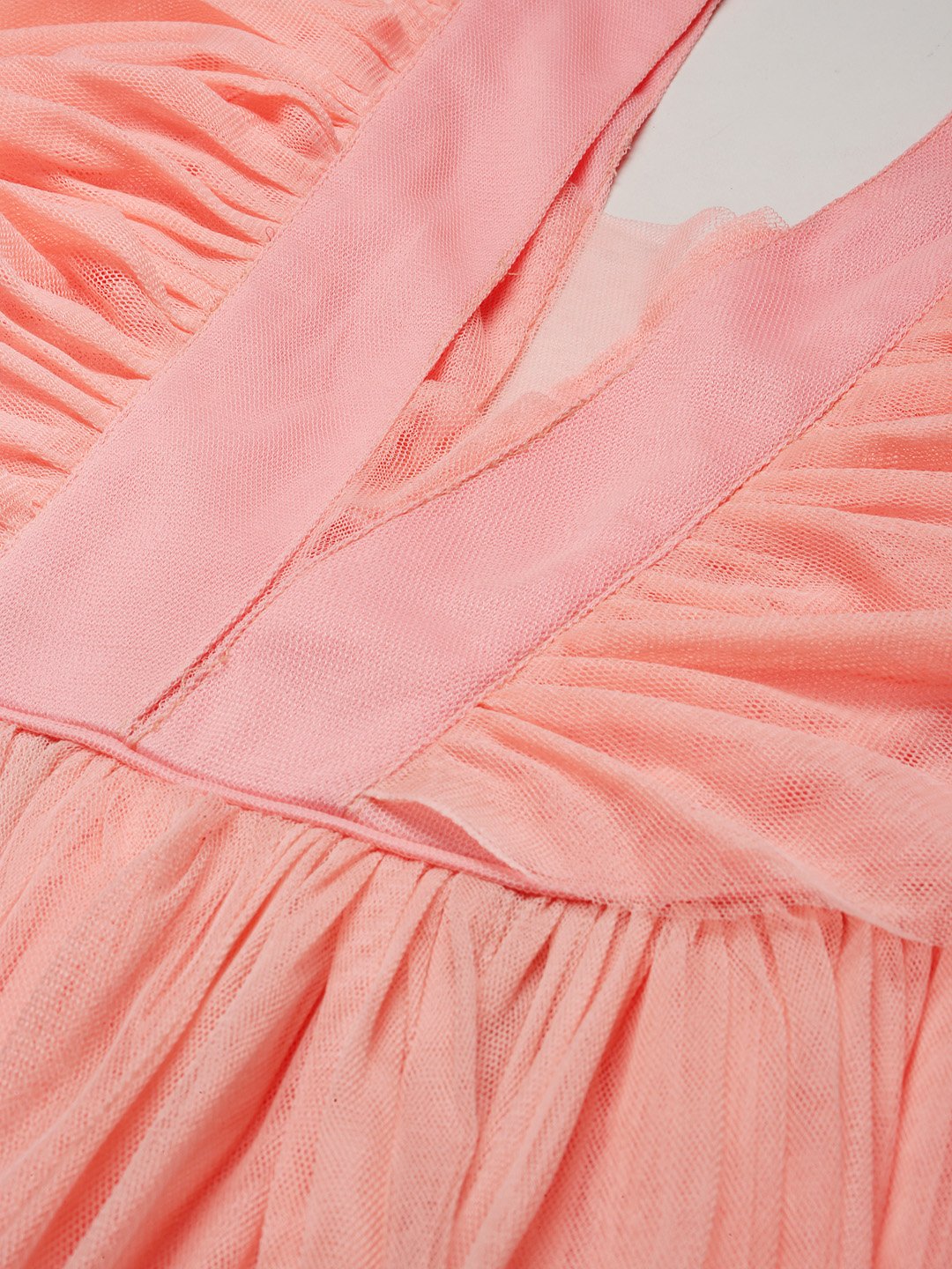 Orange Solid Dress