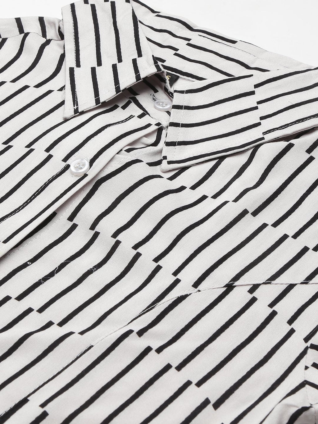 SCORPIUS White Striped Shirt
