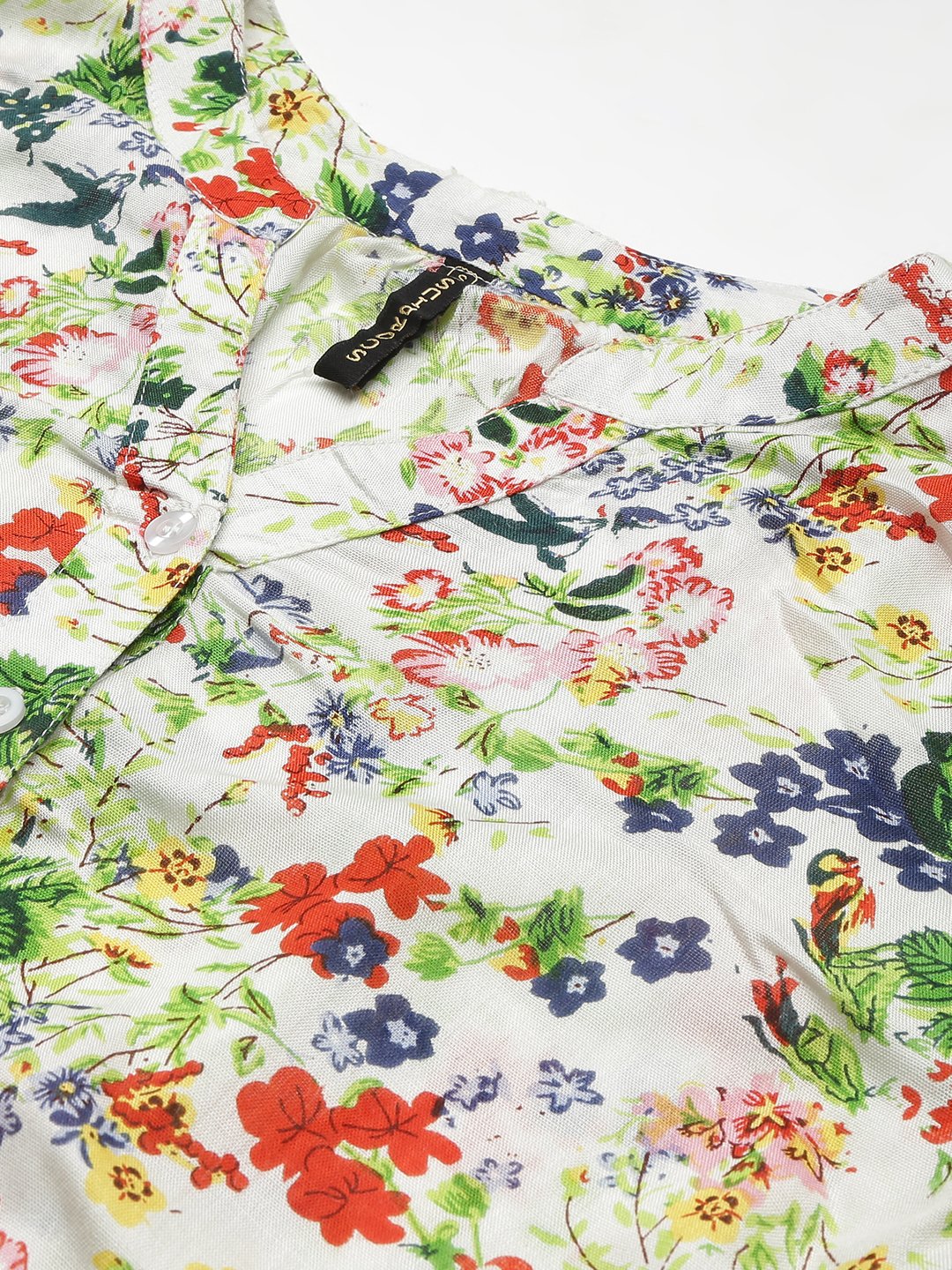 Scorpius Multicolor Floral Rayon Shirt