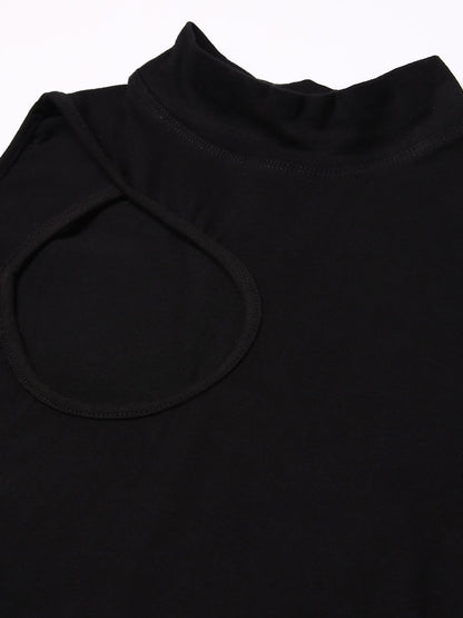 Black Solid Top