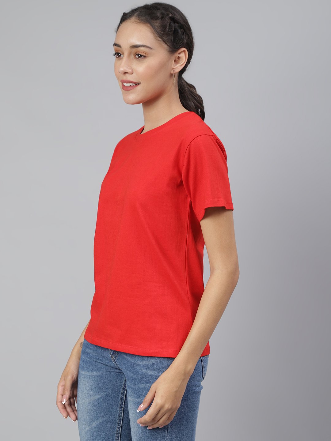 SCORPIUS Red Loose Fit Tshirt