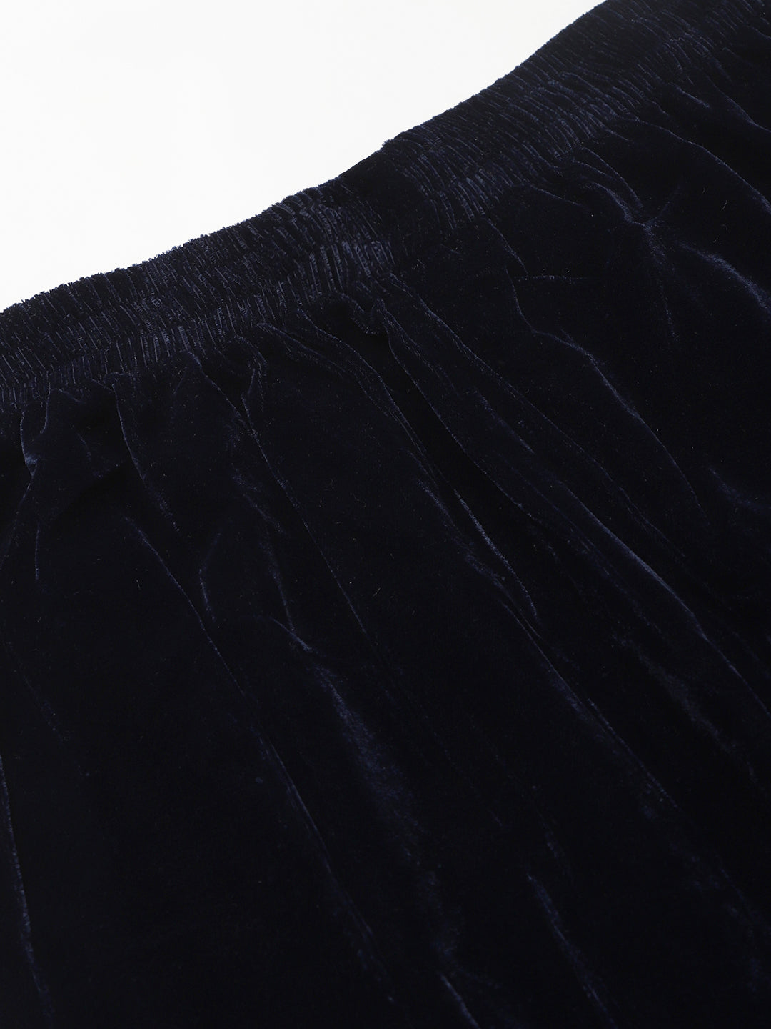 Cation Navy Blue Velvet Night Suit