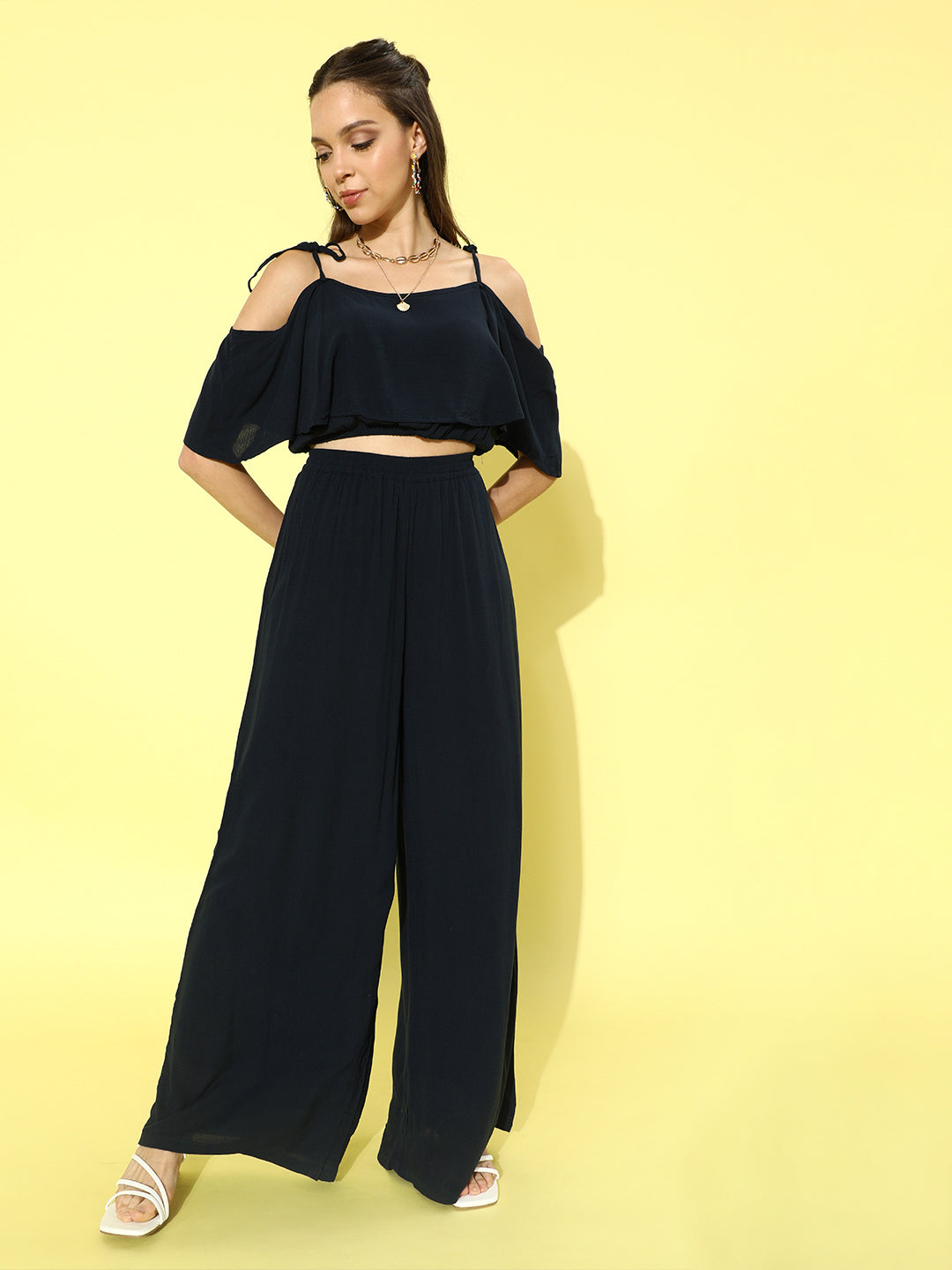 Cation Solid Navy Clothing Set