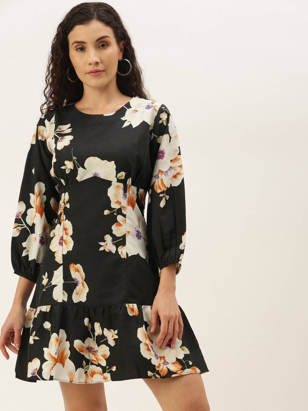Black Floral Dress