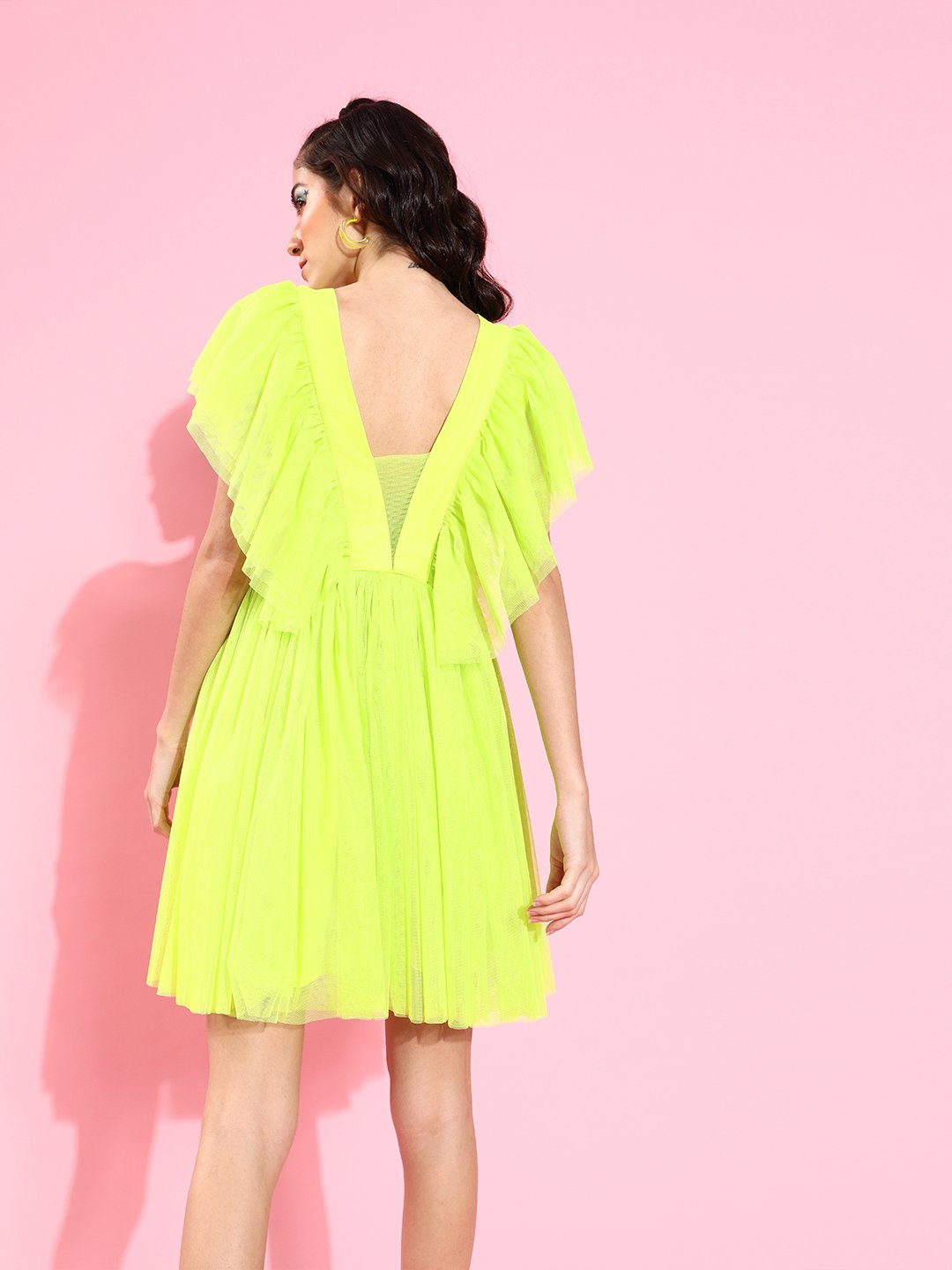 Neon Solid Dress