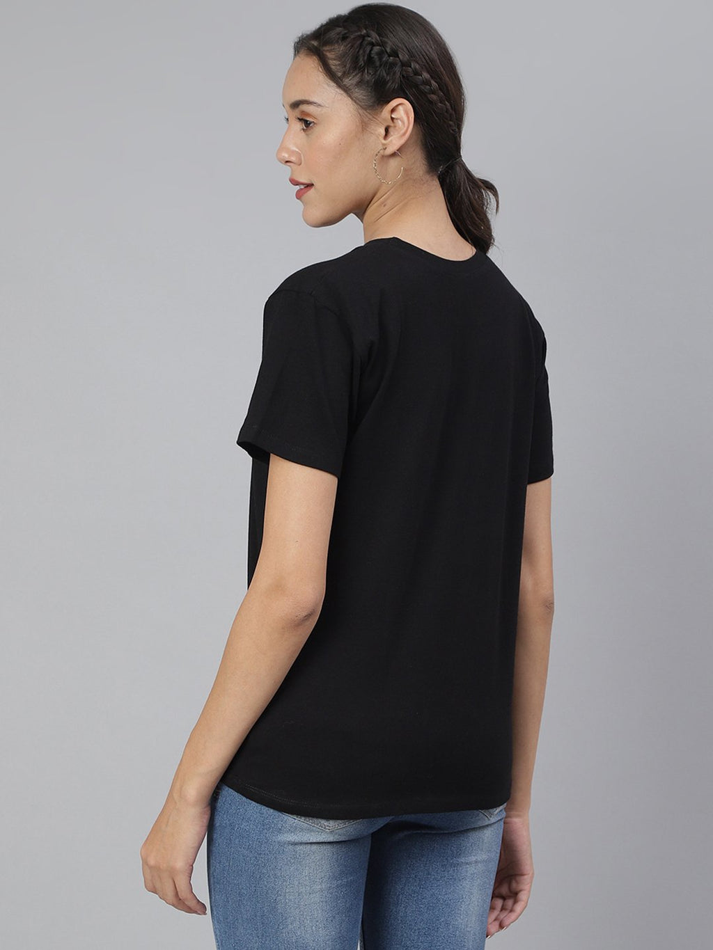 SCORPIUS Black Loose Fit Tshirt