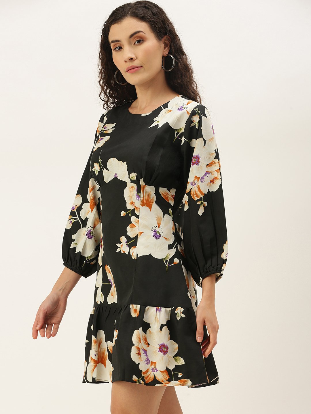Black Floral Dress