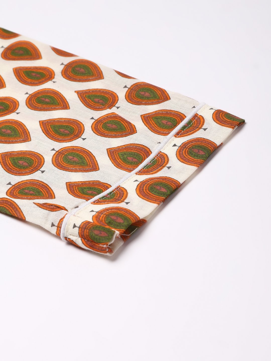 Cation Brown Printed Night Suit