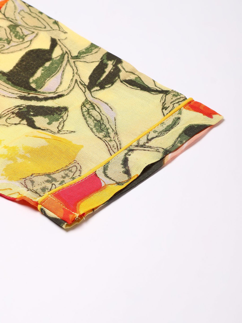 Cation Yellow Floral Night Suit