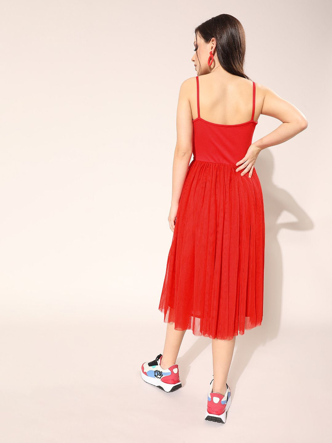SCORPIUS Red Tulle Dress