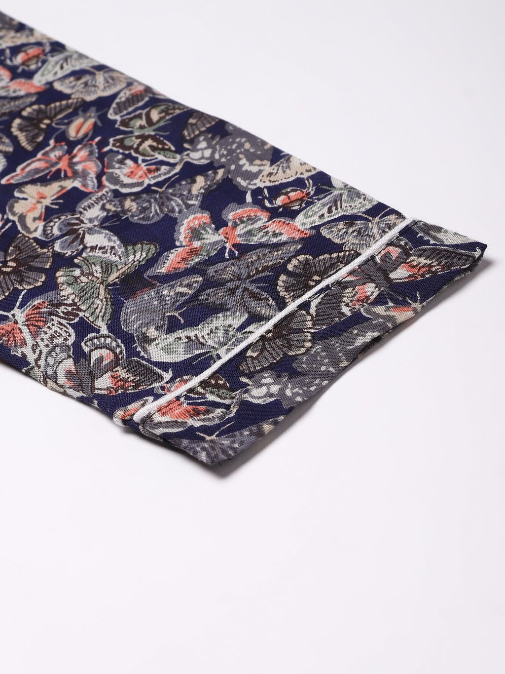 Cation Navy Printed Night Suit