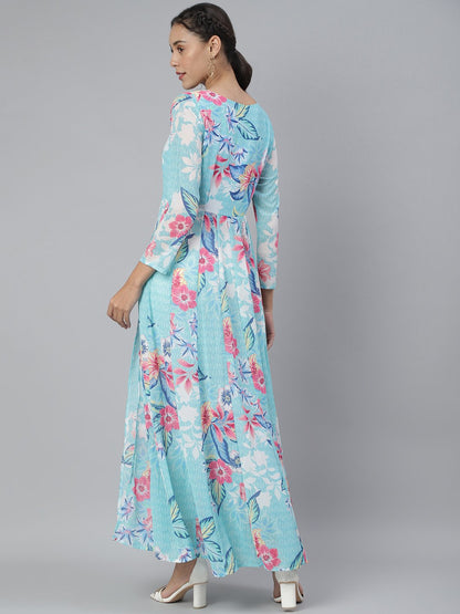 SCORPIUS Blue Front slit Longtop
