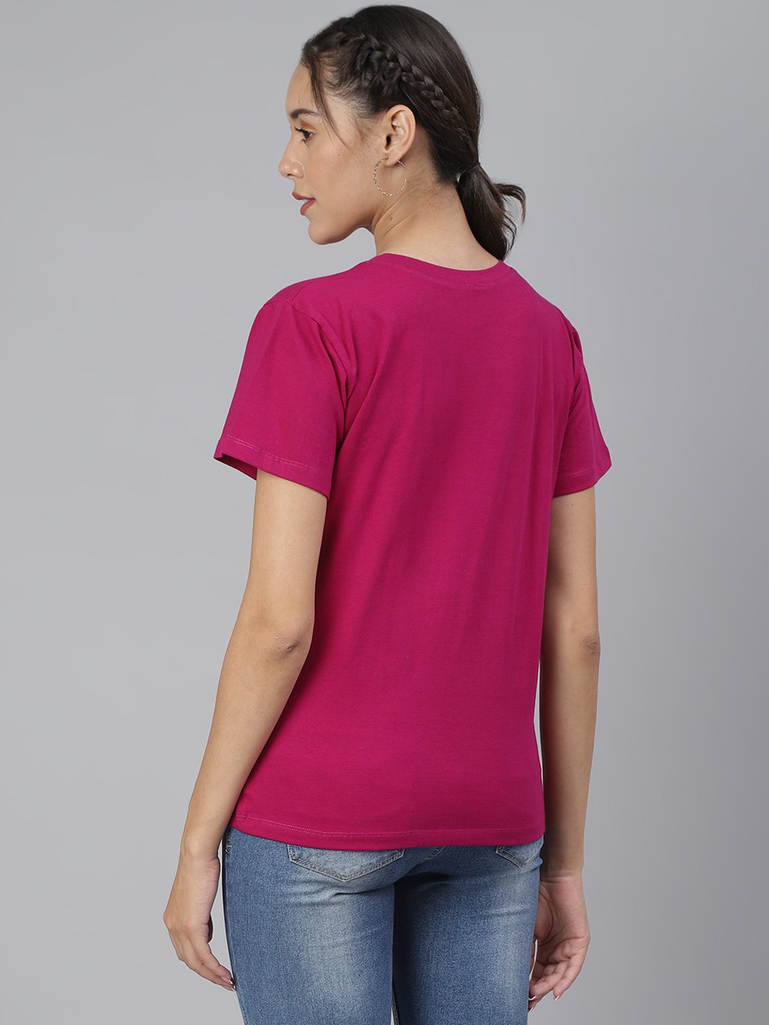 SCORPIUS Dark Purple Loose Fit Tshirt