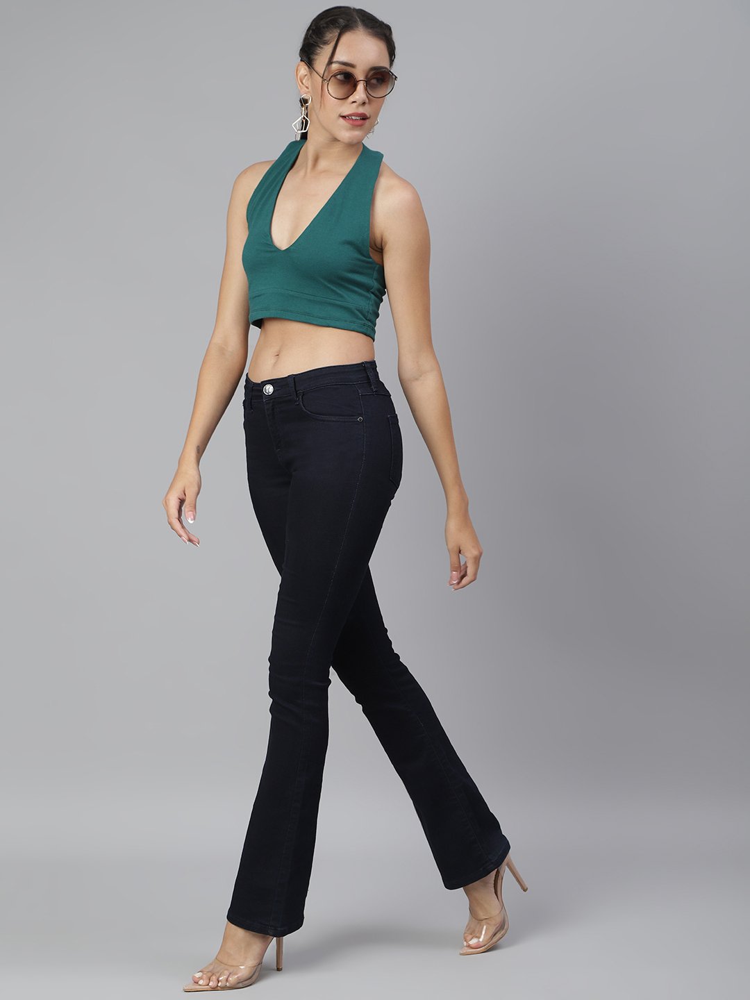 SCORPIUS Green Haulter Neck