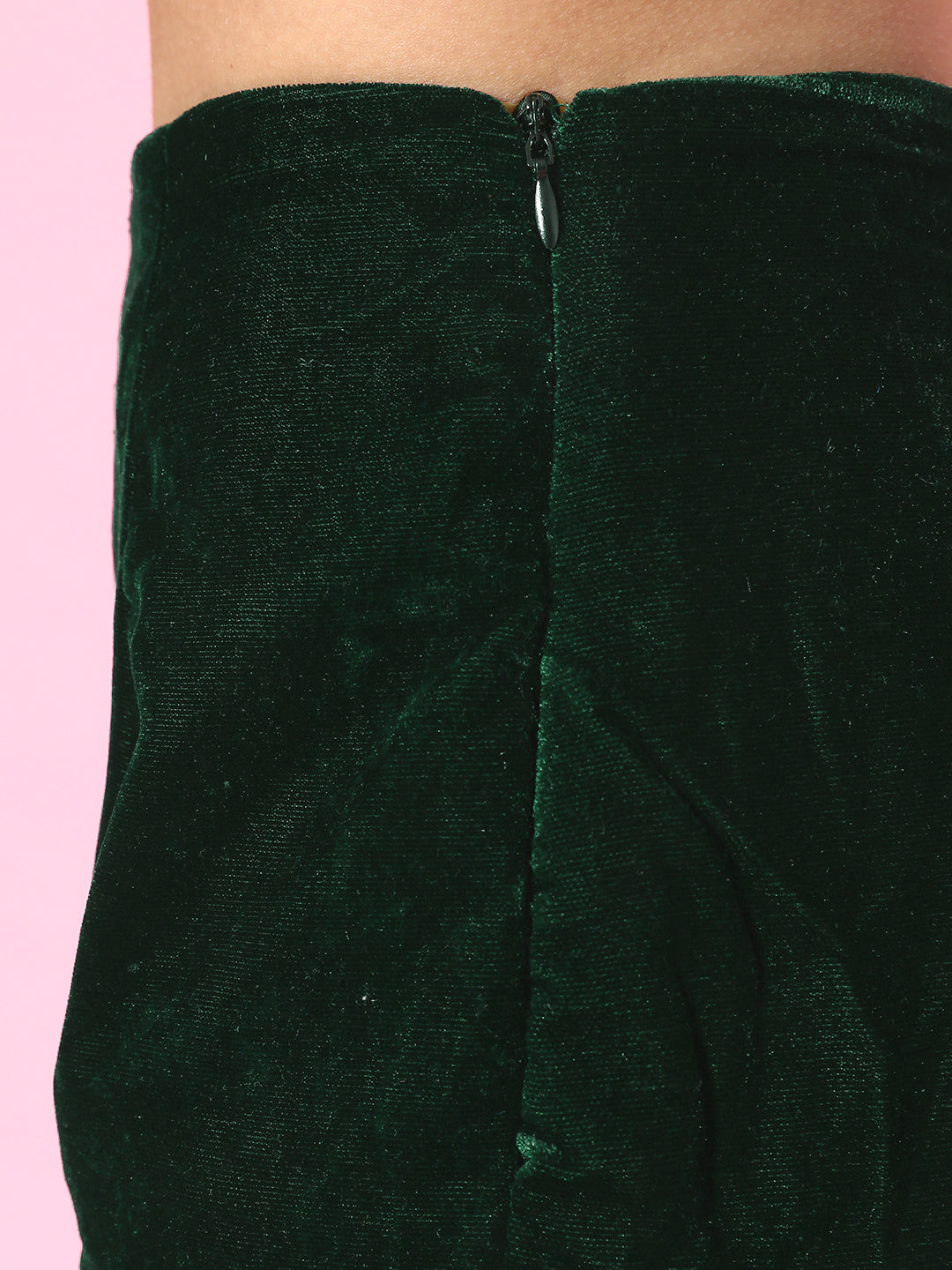 SCORPIUS Green velvet Pants