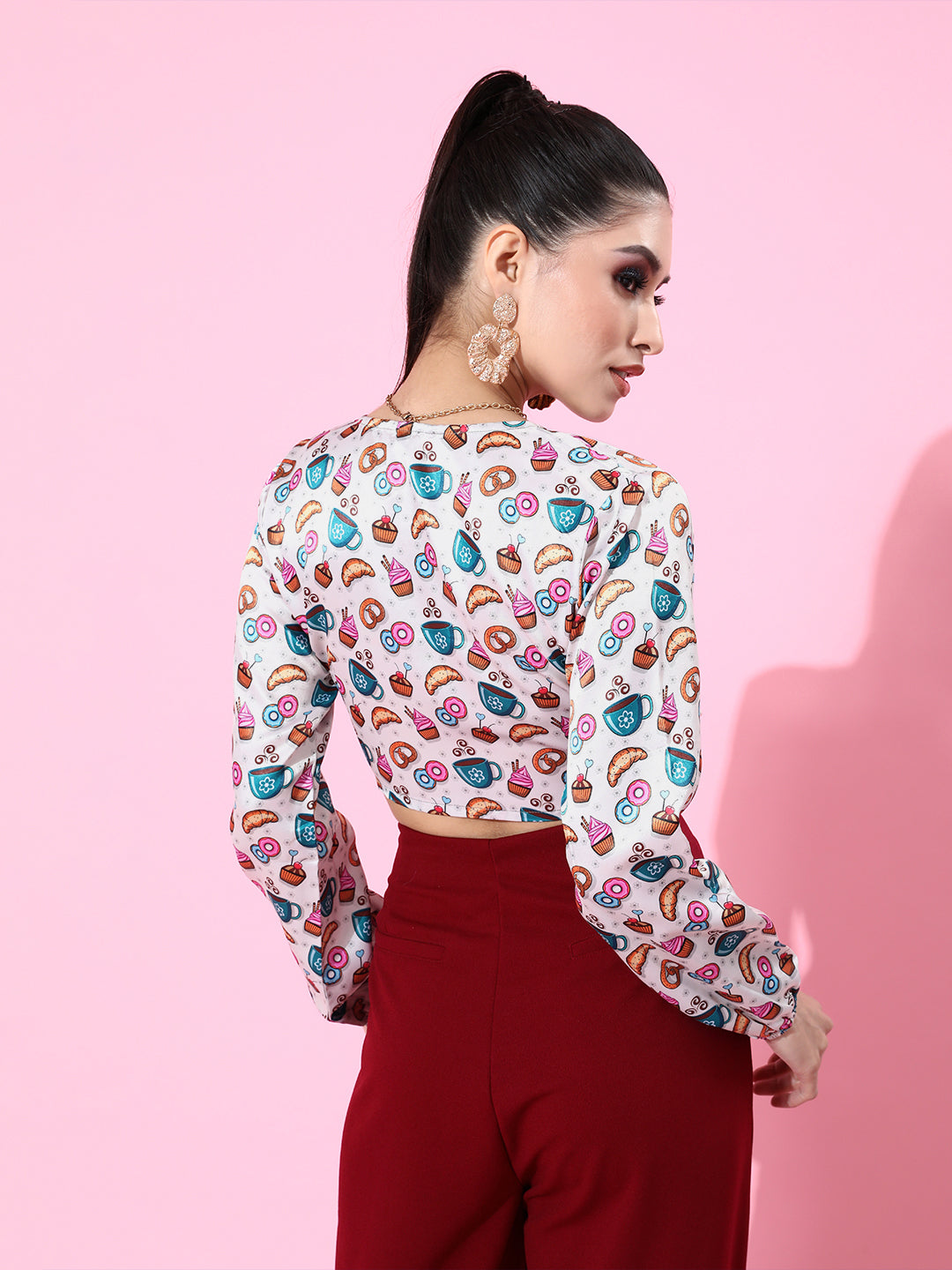 SCORPIUS Sweet White Satin Top