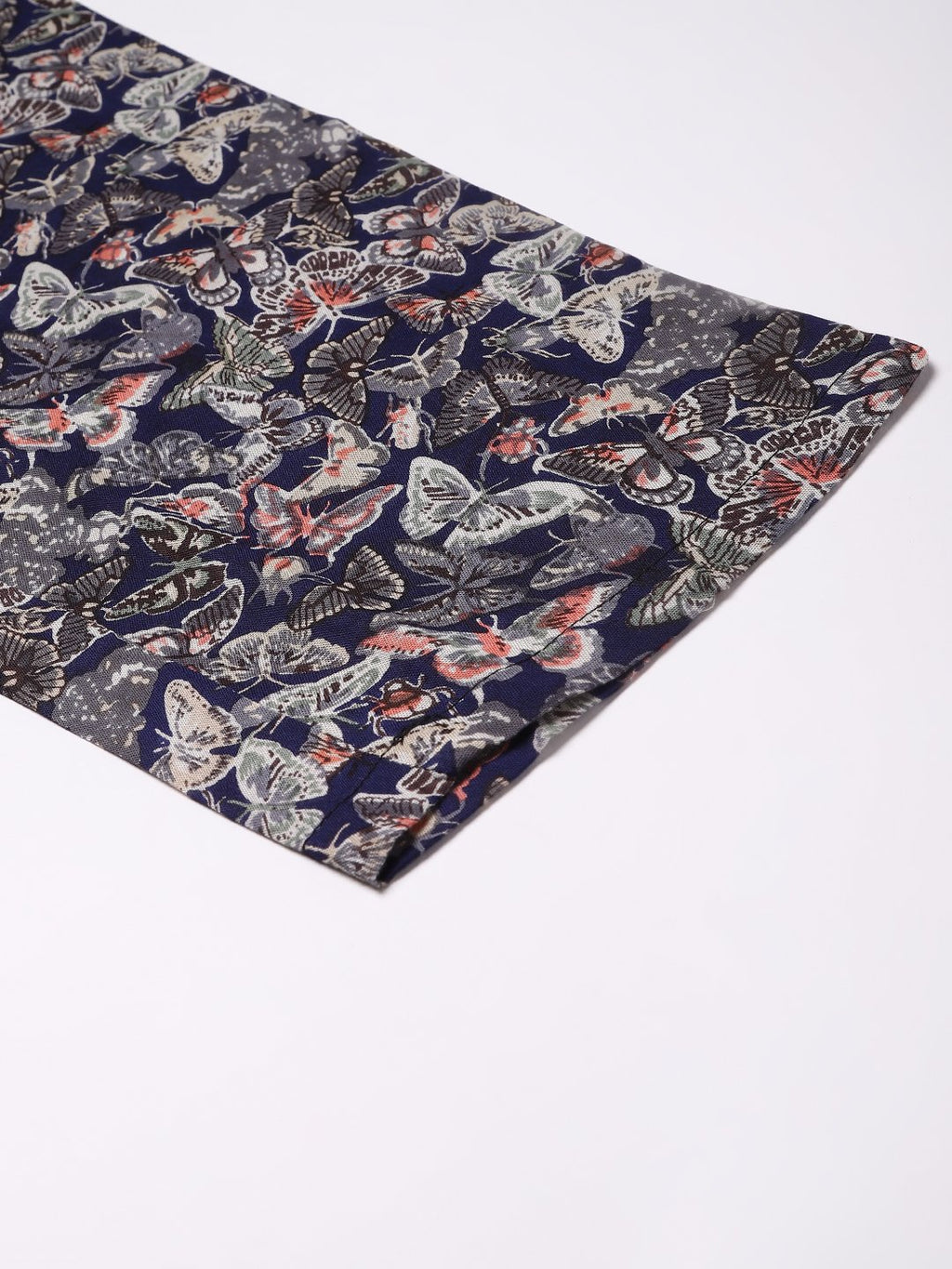 Cation Navy Printed Night Suit