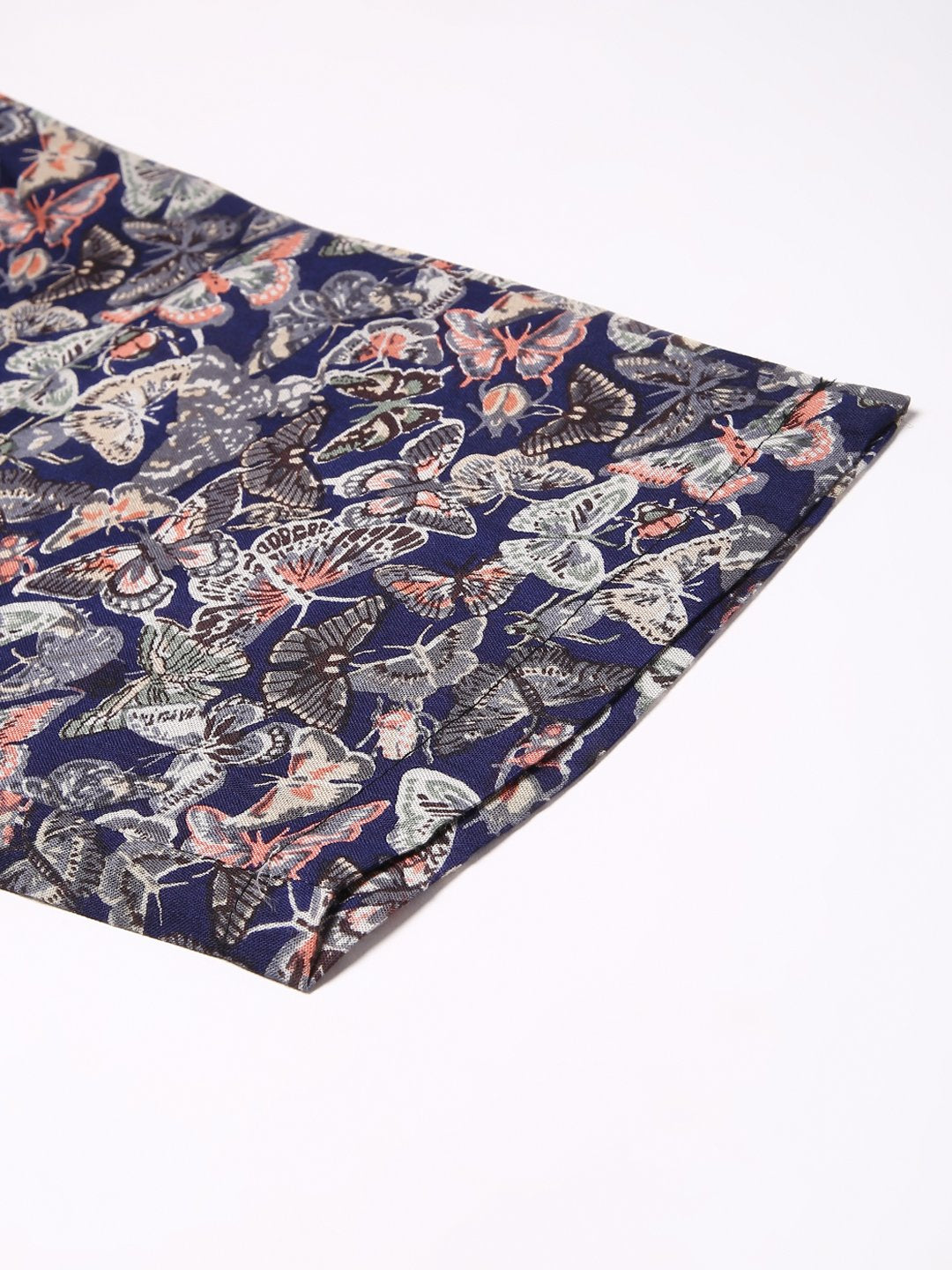Cation Navy Printed Night Suit