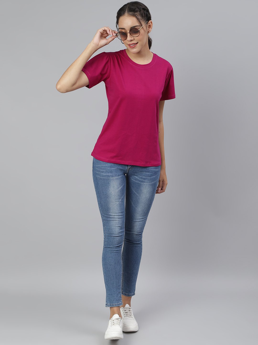 SCORPIUS Dark Purple Loose Fit Tshirt