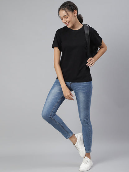 SCORPIUS Black Loose Fit Tshirt