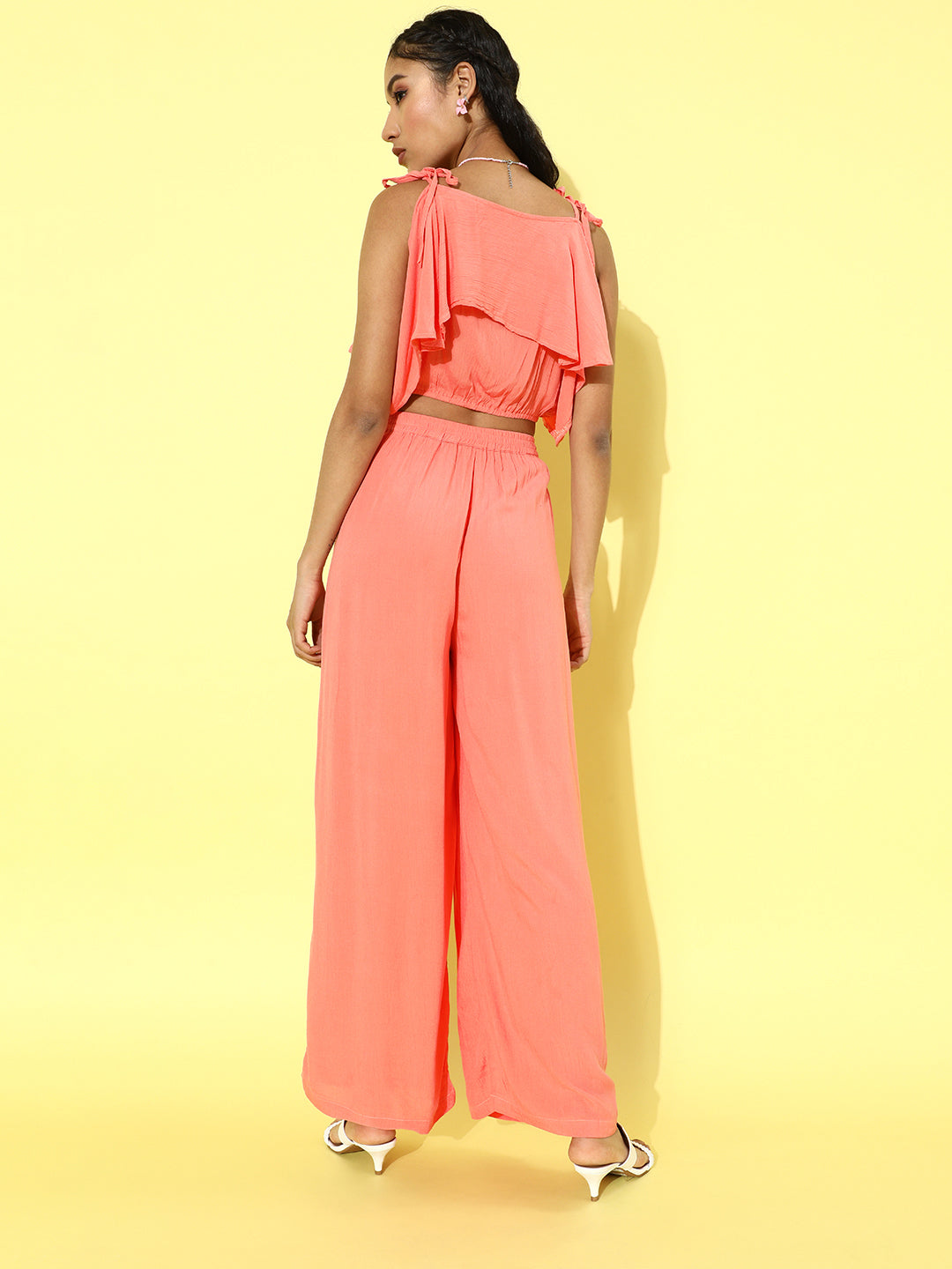 Cation Solid Coral Clothing Set