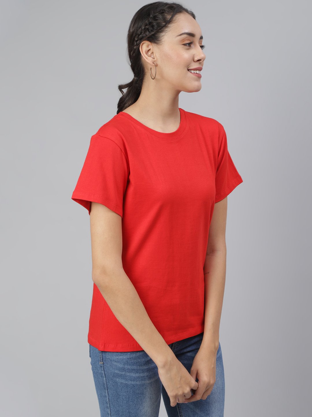 SCORPIUS Red Loose Fit Tshirt