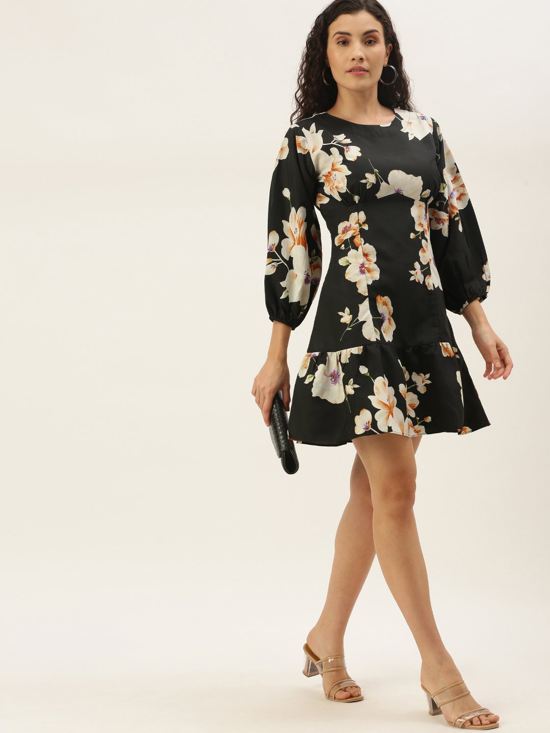 Black Floral Dress