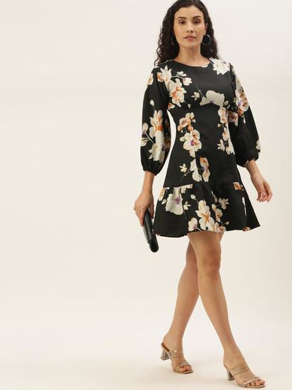 Black Floral Dress