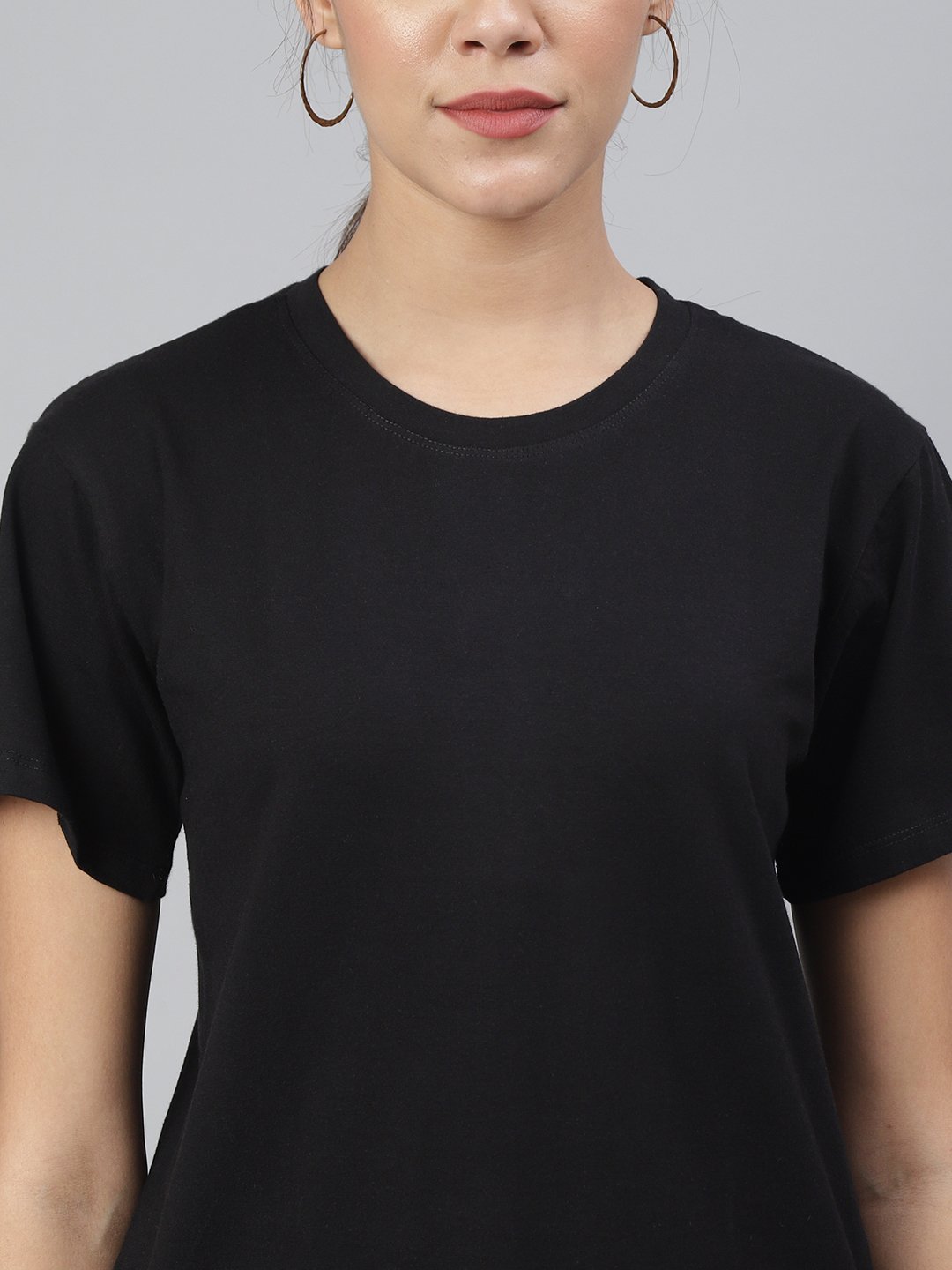 SCORPIUS Black Loose Fit Tshirt