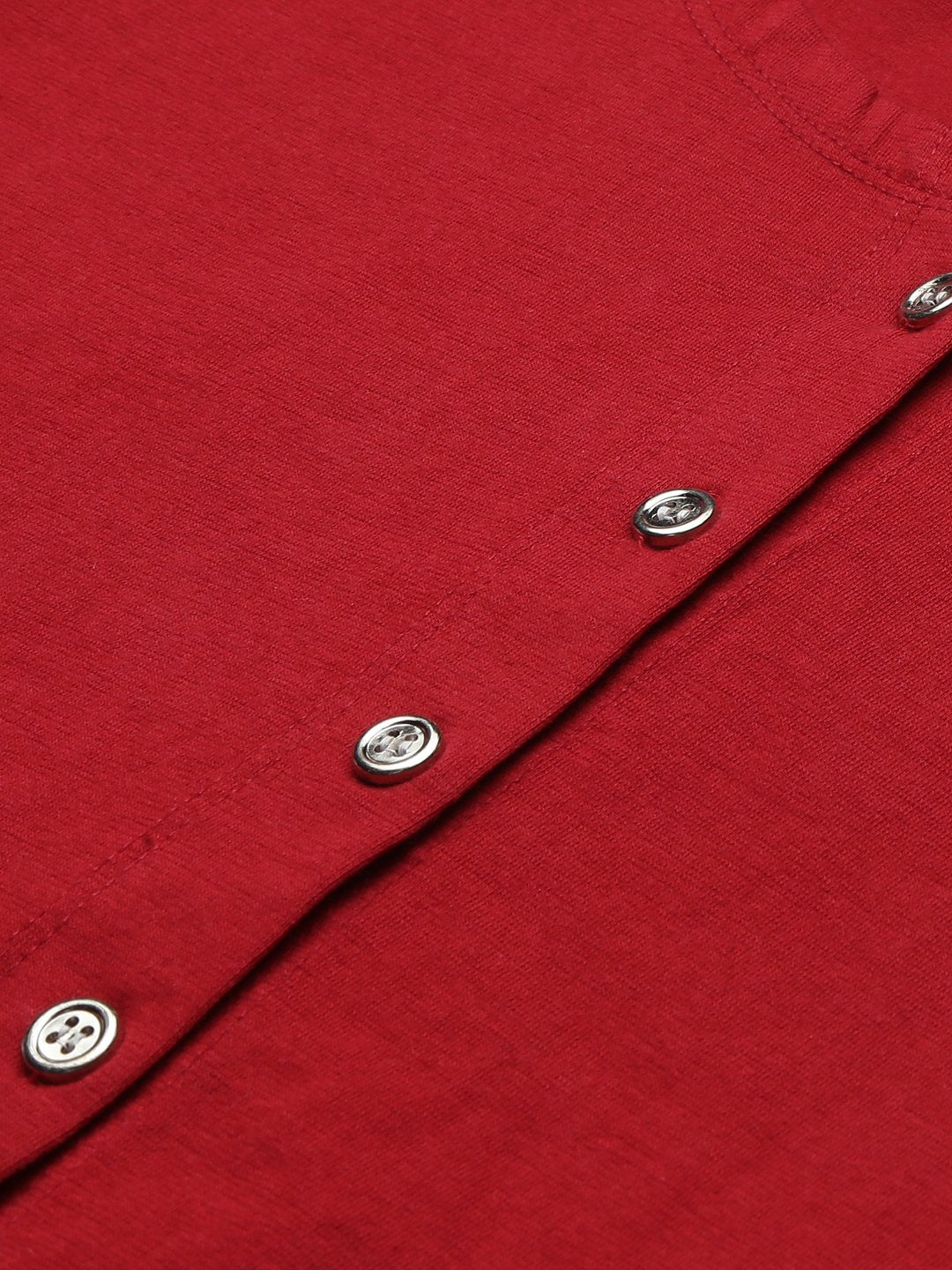 SCORPIUS Maroon Front button croptop