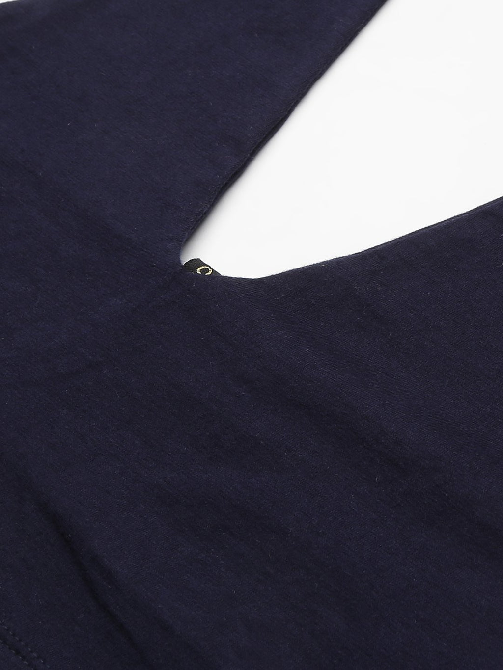SCORPIUS Navy Haulter neck croptop