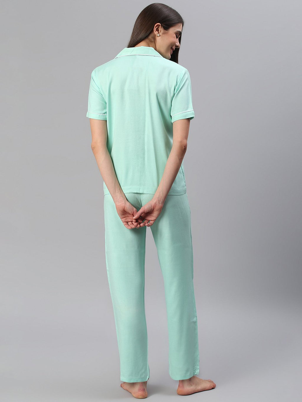 Cation Aqua Solid Night Suit