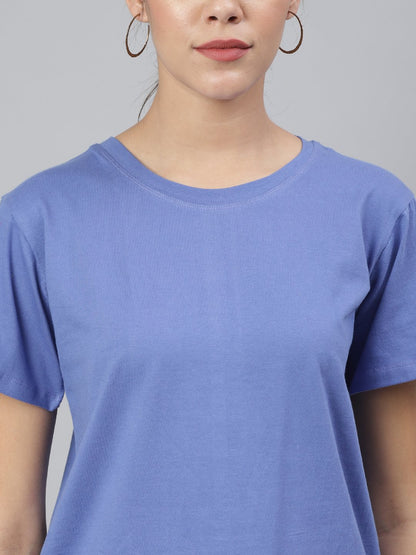 SCORPIUS Purple Loose Fit Tshirt