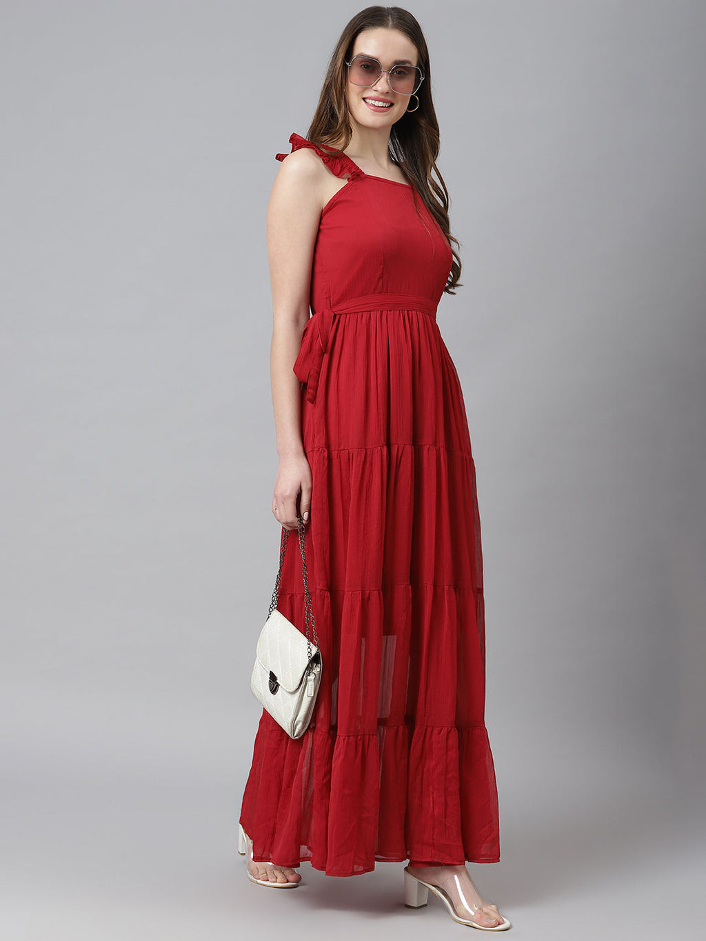 Maroon Dress