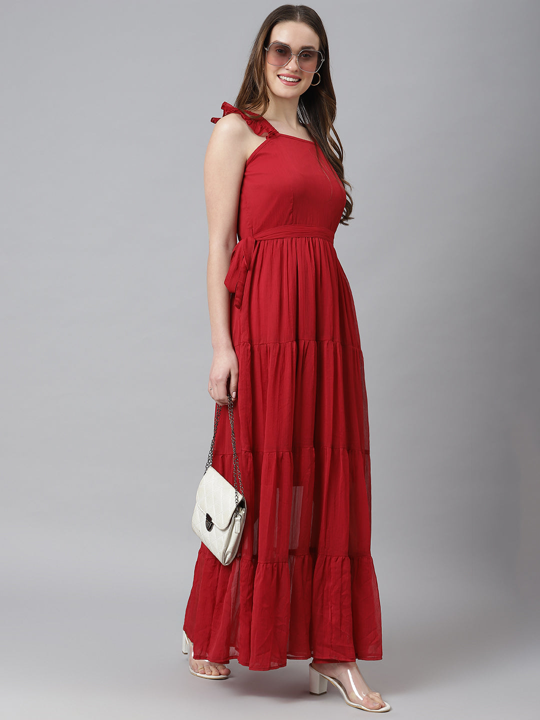 Maroon Dress