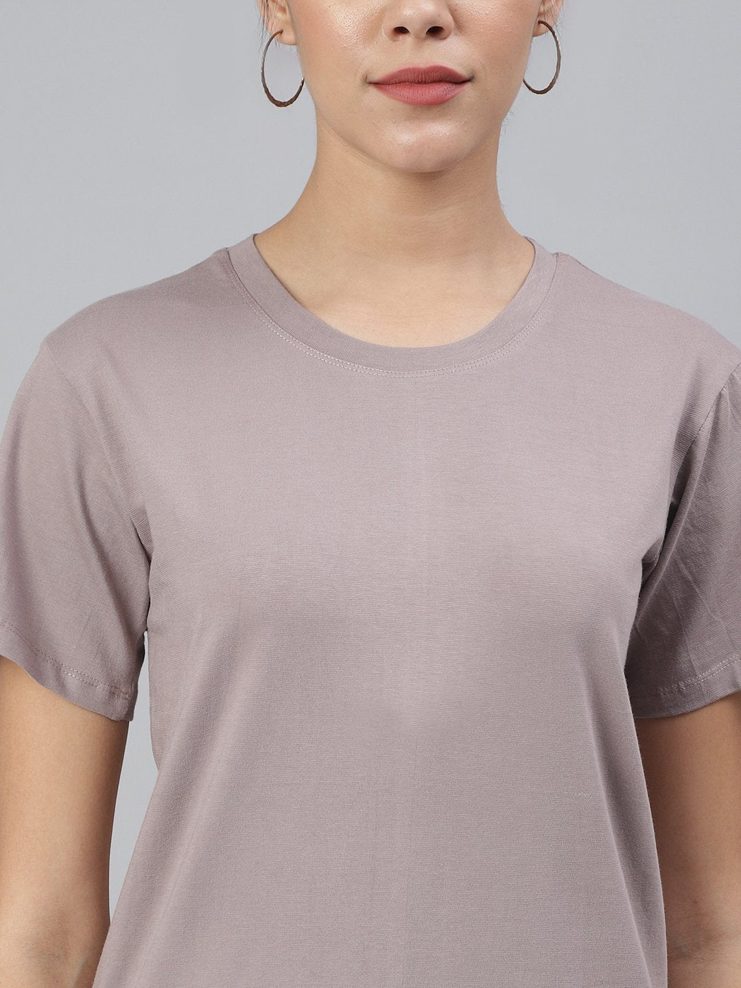 SCORPIUS Beige Loose Fit Tshirt