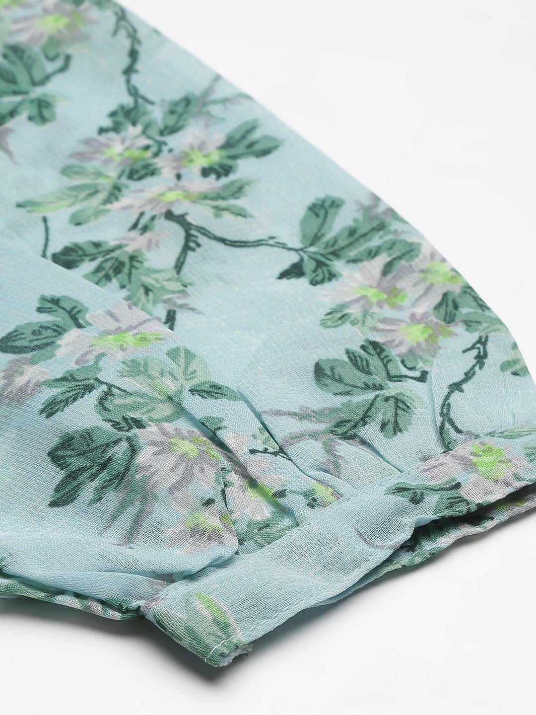SCORPIUS Blue Printed Maxi dress