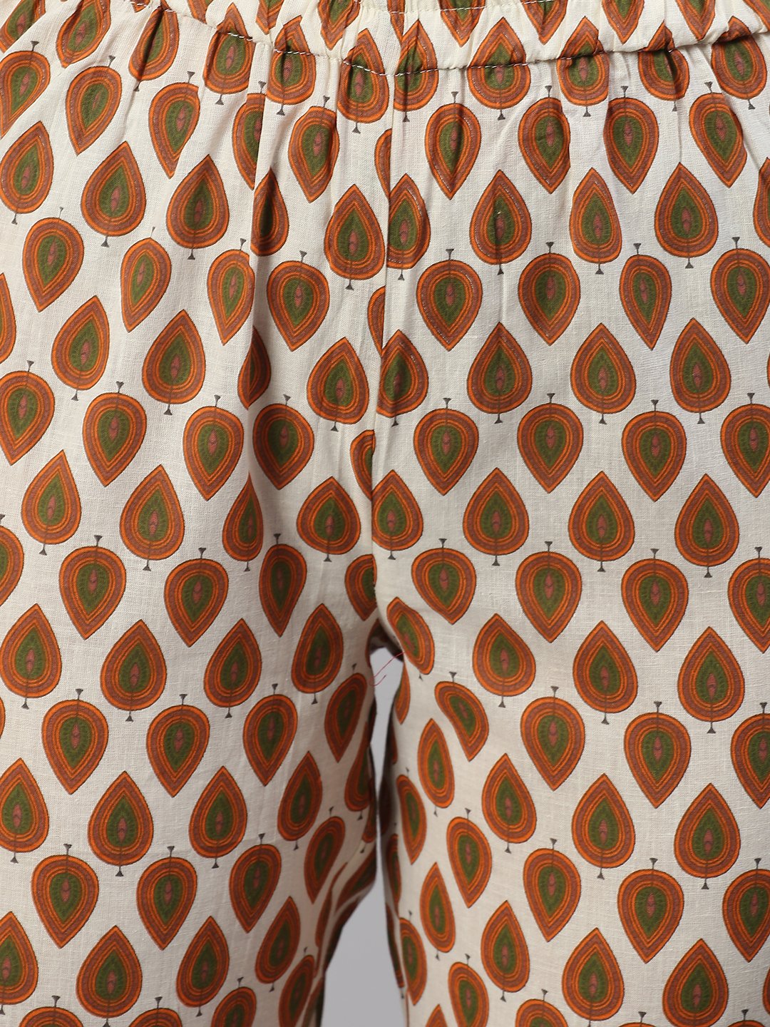 Cation Brown Printed Night Suit