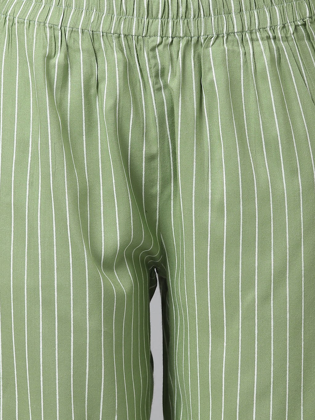 Cation Green Printed Night Suit