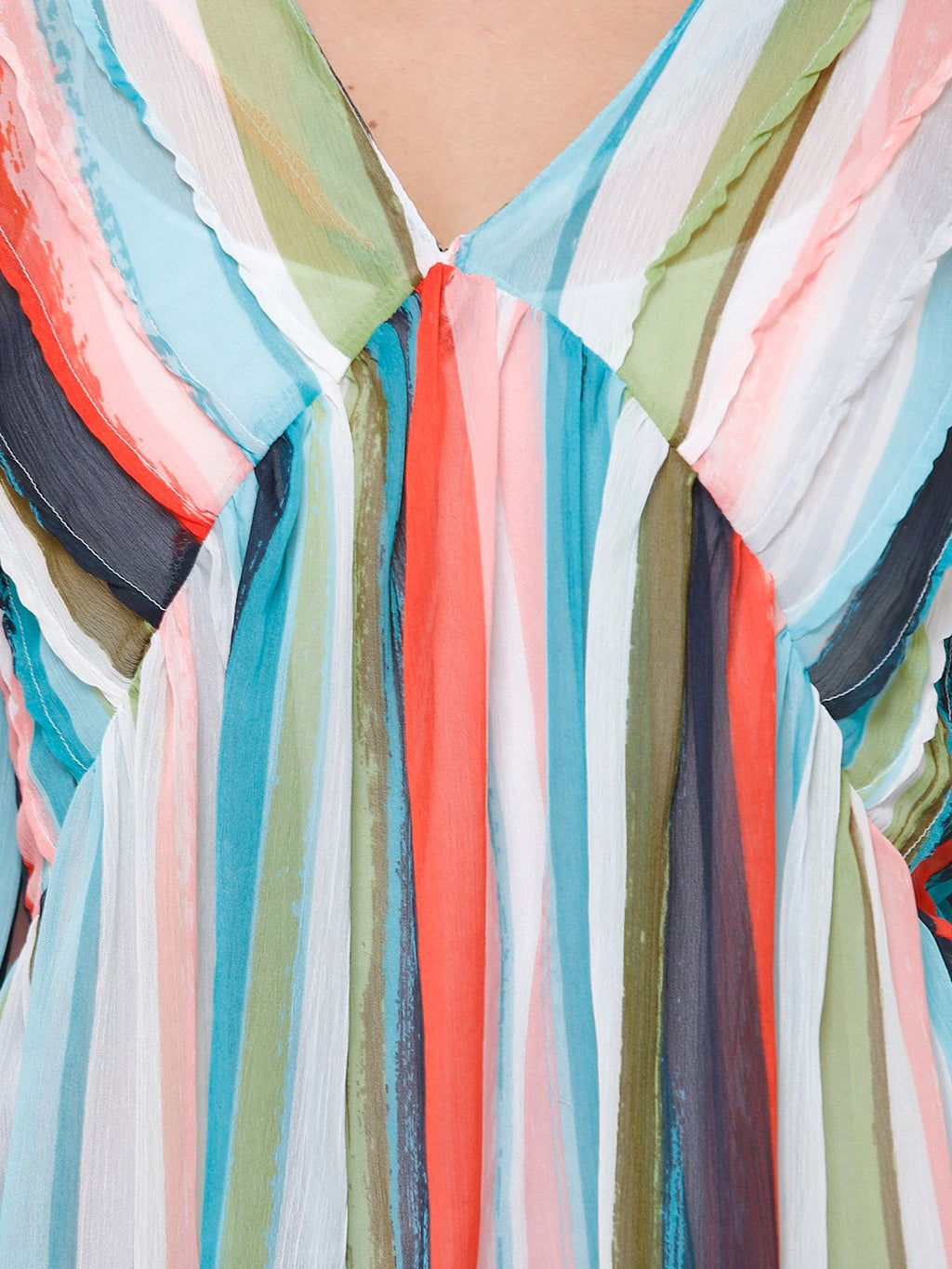 multi striped top