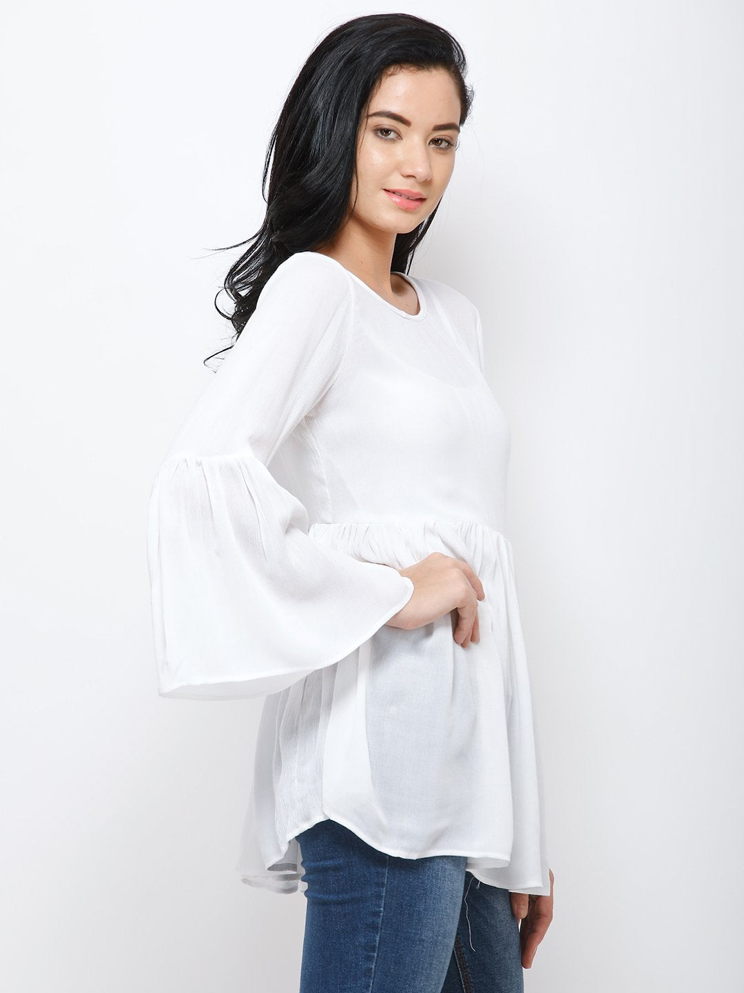 White solid top