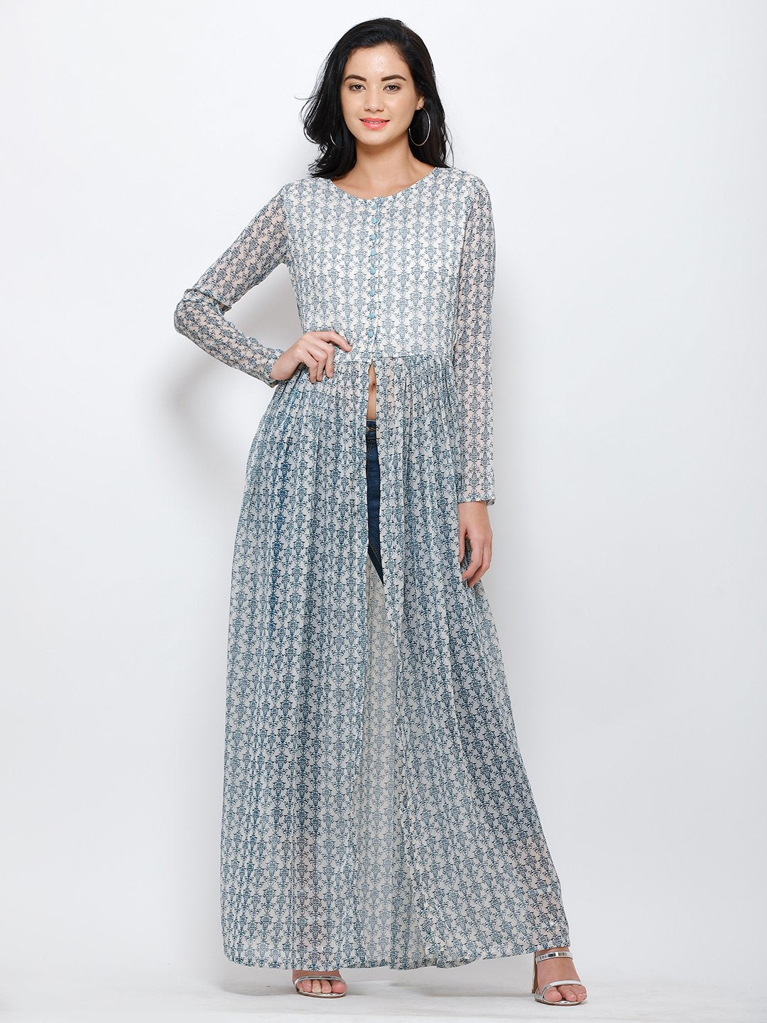 White Printed Tunic