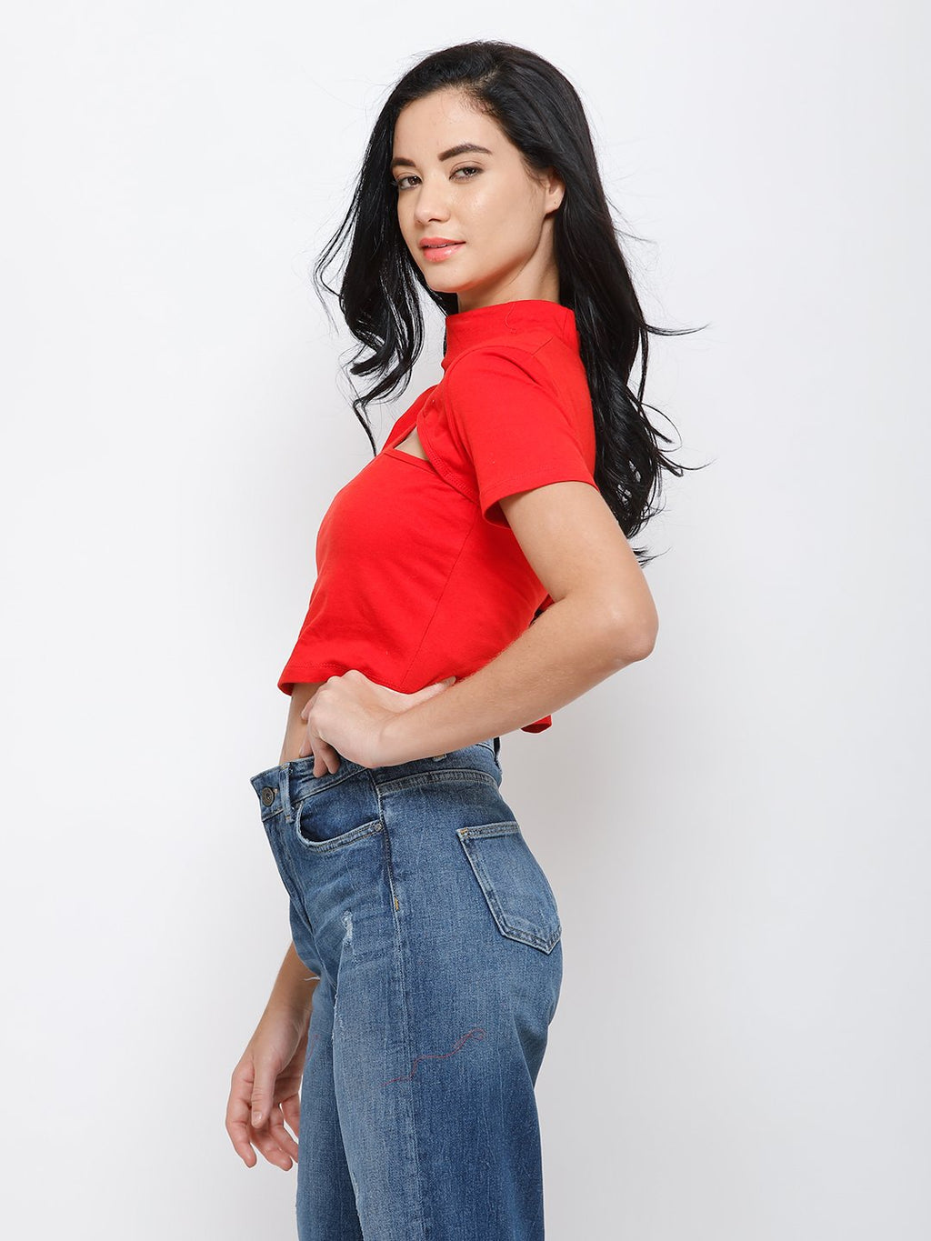 Red Solid Top