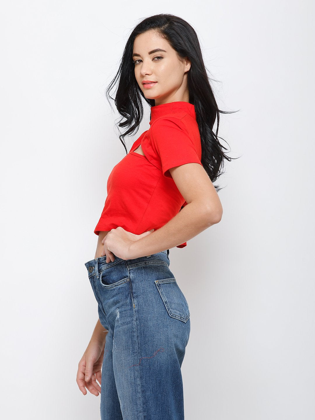 Red Solid Top