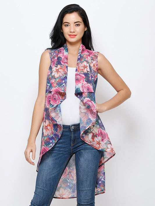 Multi printed shrug