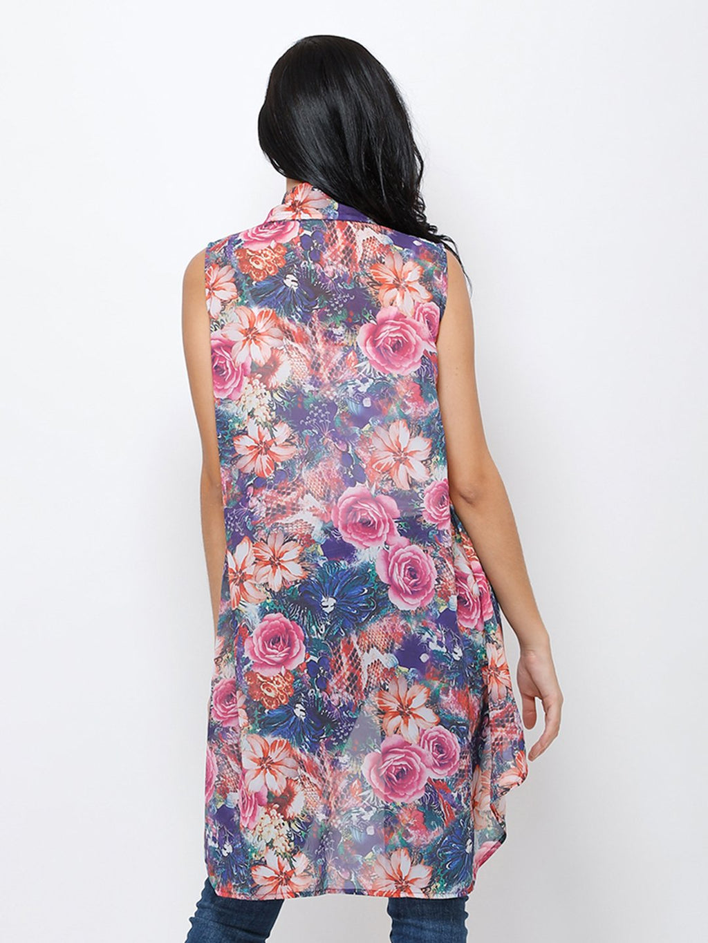 Multi printed shrug